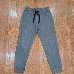 32 Degrees Mens Gray Joggers with Black Drawstring